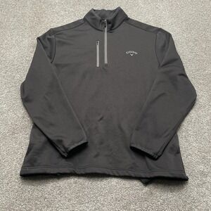 Callaway Pullover Mens Large Quarter Zip Golf Jacket Lightweight